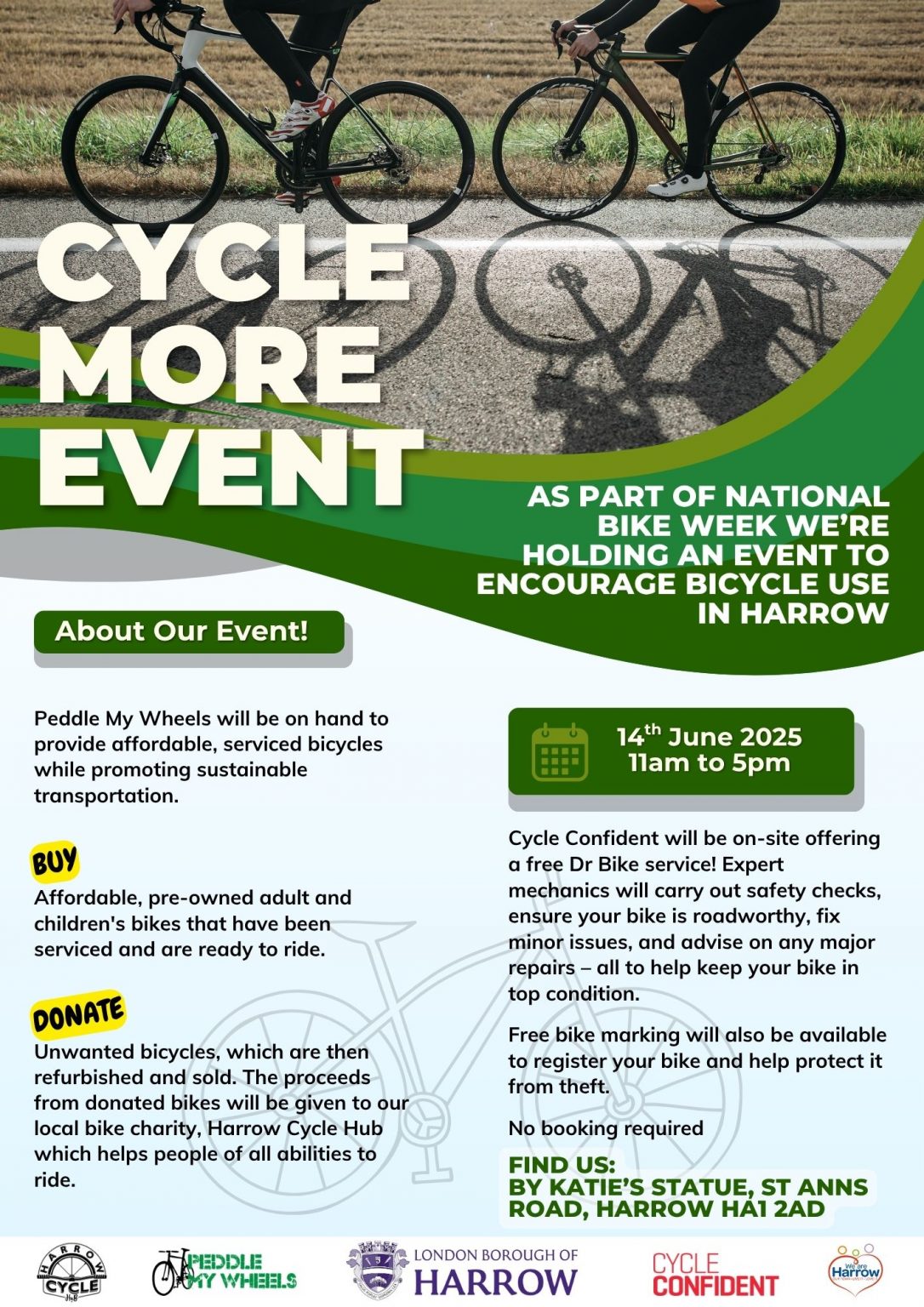 Cycle More Event | Harrow Business Improvement District